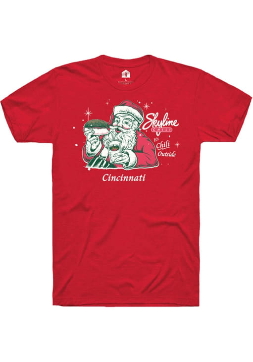 Rally Skyline Chili RED Skyline Chili Santa Short Sleeve Fashion T