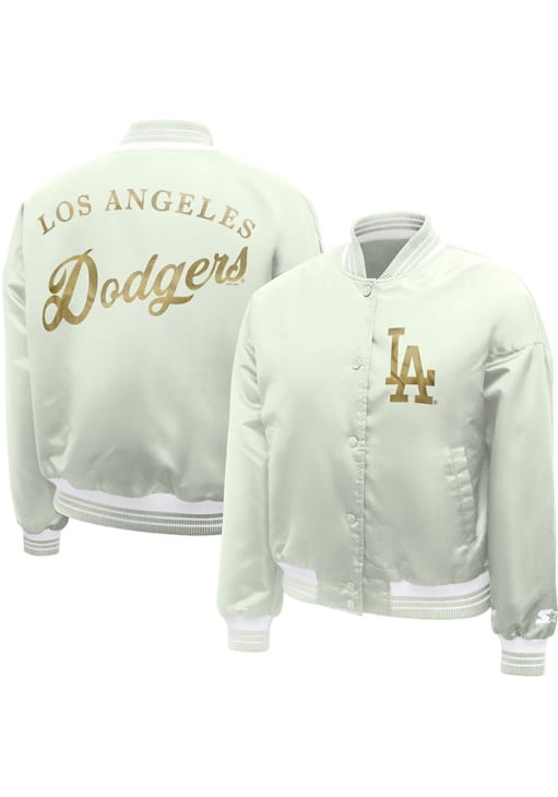 Los Angeles Dodgers Starter Womens GREEN Script Satin Medium