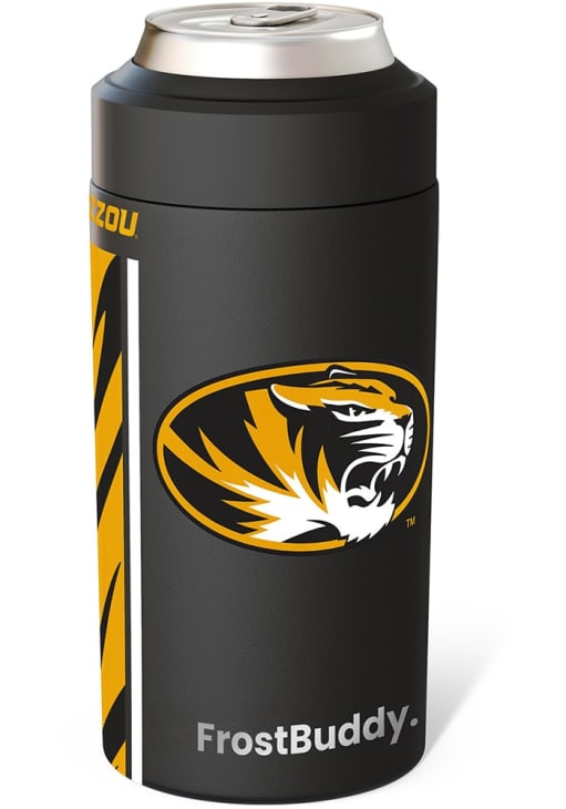 Missouri Tigers BLACK Stripe Universal Frost Buddy Stainless Steel