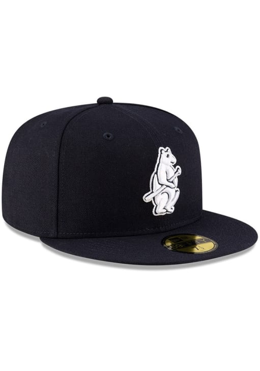 Chicago Cubs Mens 1914 Bear Coop 59FIFTY NAVY New Era Fitted Hat