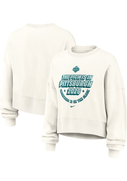 Pittsburgh Steelers Nike Crew Sweatshirt Womens White 2026 NFL