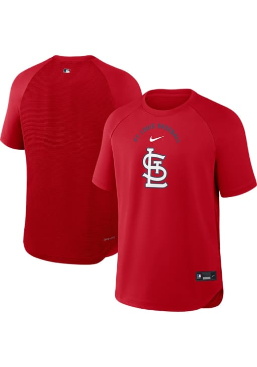 Nike St Louis Cardinals Red Authentic Collection Top Pre Game