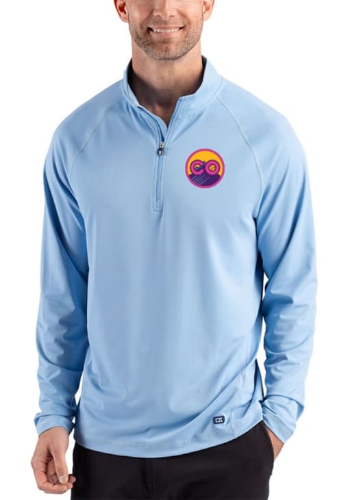 Cutter and Buck Colorado Rockies Mens BLUE City Connect Prospect