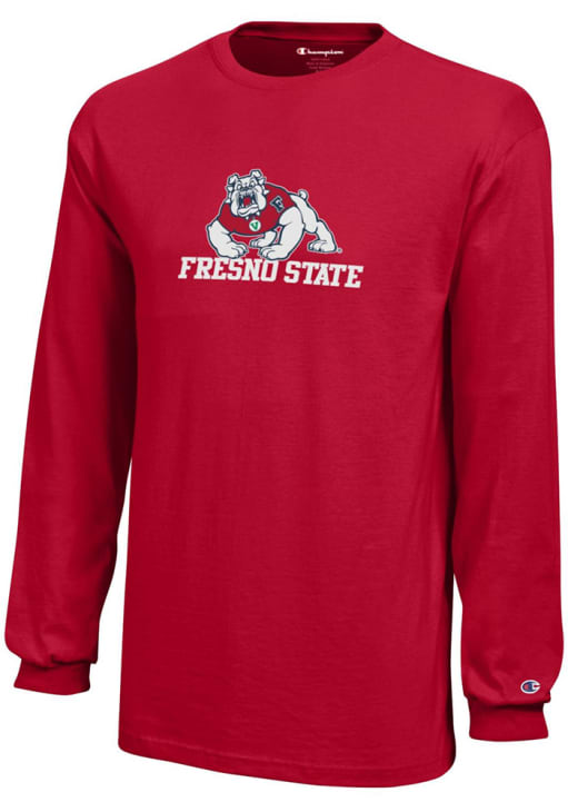 Champion Fresno State Bulldogs Youth CARDINAL Core Long Sleeve Tee