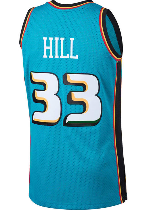 Grant Hill Detroit Pistons TEAL SWINGMAN Jersey - 2651665