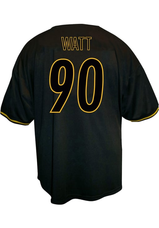 TJ Watt Pittsburgh Steelers Profile BLACK Black Pop Jersey Big and