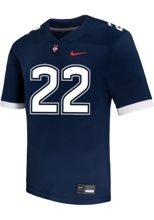 J*n様 IGOR Lang Sleeve Football Jersey L Jalil Martin Mens NAVY UConn Huskies NIL Name And Number Football