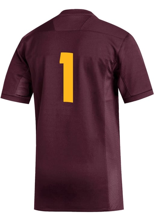 Adidas Mens MAROON Central Michigan Chippewas Replica Jersey