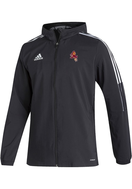 Adidas Arizona State Sun Devils Mens BLACK Tiro21 Windbreaker