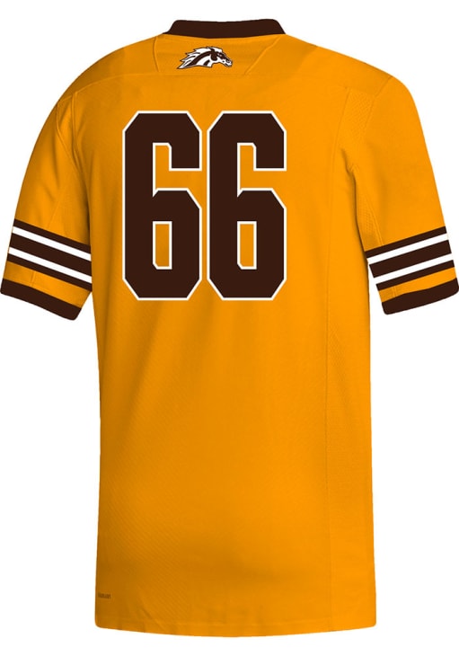 Adidas Mens GOLD Western Michigan Broncos Replica Jersey - 27230416