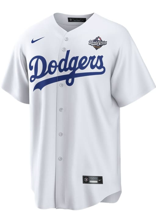 Los Angeles Dodgers Mens Nike Replica White 2025 World Series