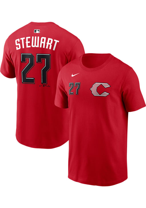 Sal Stewart Cincinnati Reds Red City Connect 2.0 Short Sleeve