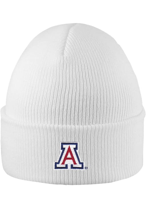 Arizona Wildcats LogoFit White North Pole Knit Hat - 2767227