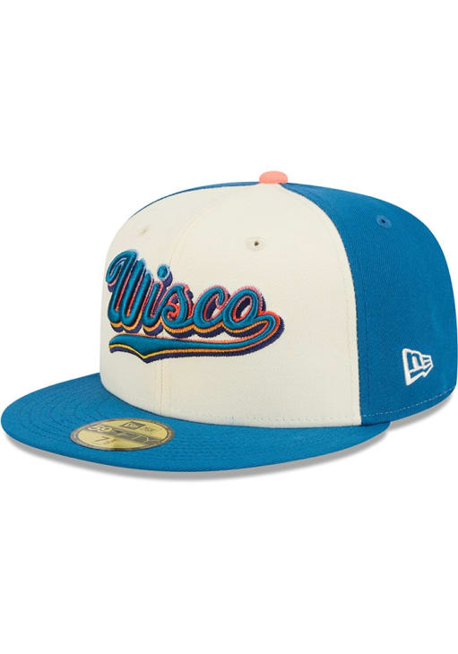Milwaukee Brewers Mens City Connect 5950 Tri Color White New Era