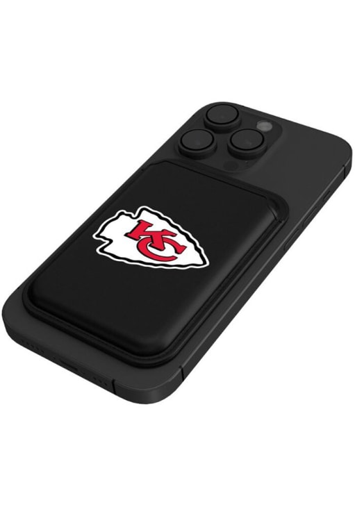 Kansas City Chiefs BLACK Primary Mag Safe Phone Wallets - 2799199