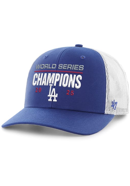 ロサンゼルス・ドジャース '47 ロイヤル 2025 ワールドシリーズ　キャップ 47 Los Angeles Dodgers ROYAL 2025 World Series Champions Trucker