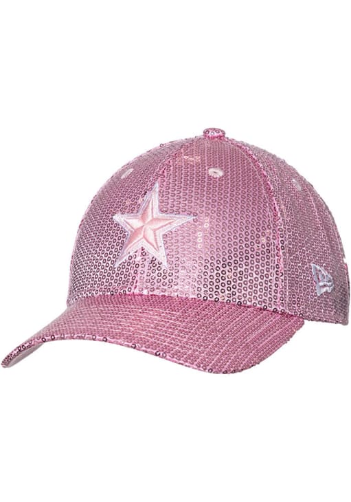 New Era Dallas Cowboys Pink Sequin 9FORTY Womens Adjustable Hat, Pink, Size ADJ New Era Dallas Cowboys Pink Sequin 9FORTY Womens Adjustable Hat, Pink, Size ADJ
