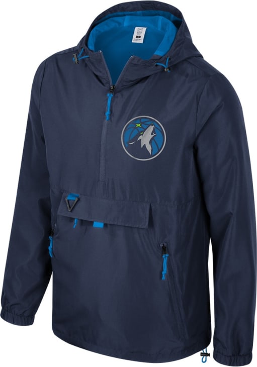 Navy Rafter Minnesota Timberwolves Mens Rafters Compete NAVY Pullover Jackets ...