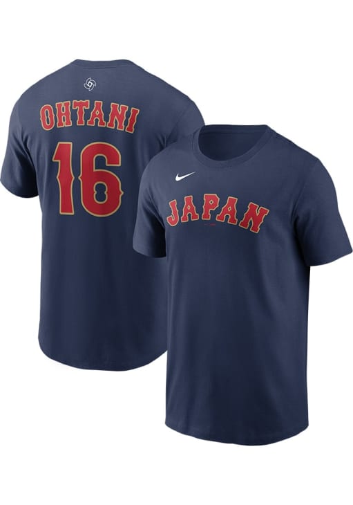 Shohei Ohtani Japan NAVY World Baseball Classic Short Sleeve