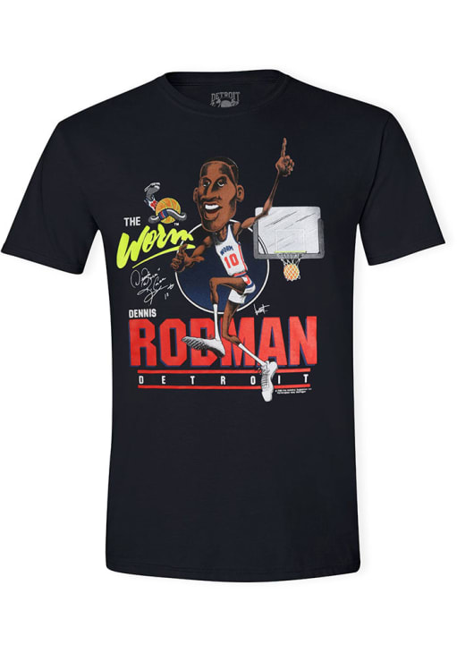 Dennis Rodman Detroit Pistons BLACK DBB Dennis The Worm Rodman