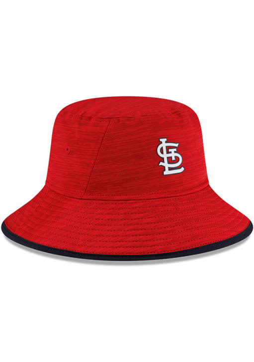 New Era St Louis Cardinals Red Digitech Drawstring Bucket Hat