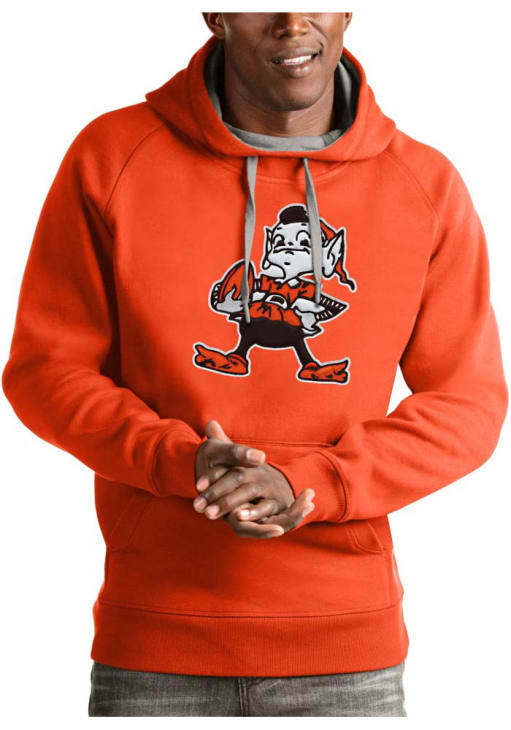 Brownie Cleveland Browns Mens ORANGE Victory Hoodie - 32304501
