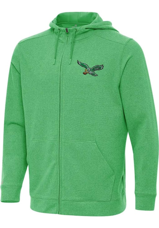 EAGLES ウォームアップジャケット 緑 Nike Philadelphia Eagles Sideline Anorak Half-Zip Hoodie Rain