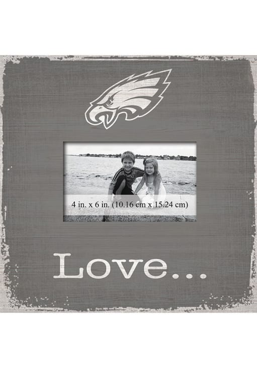 Frame Philadelphia Philadelphia Eagles GRAY Love Picture Picture Frame - 326215475