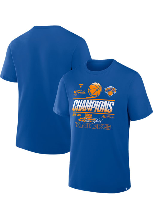 New York Knicks ROYAL Champs Heritage Short Sleeve T Shirt - 3307878