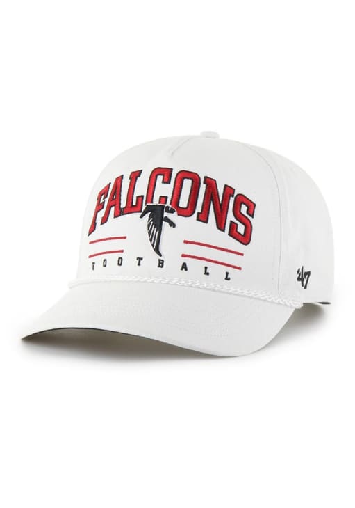 47 Atlanta Falcons White Retro Roscoe Hitch Adjustable Hat  display picture 1