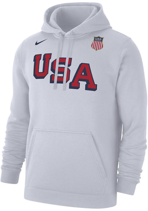 Nike International Hockey USA Mens White 2026 Winter Olympics Flag