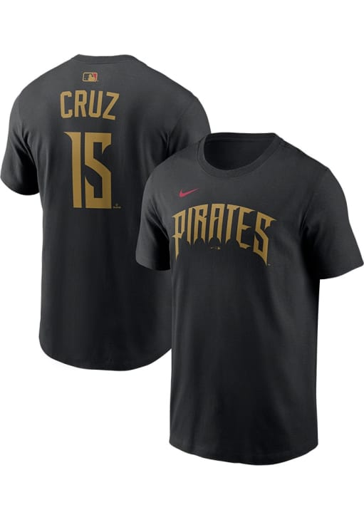Oneil Cruz Pittsburgh Pirates BLACK City Connect 2.0 Short Sleeve