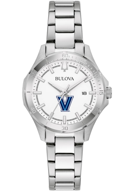Villanova Wildcats SILVERGREY Sport Stainless Steel Womens Watch