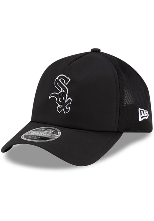 帽子 9FORTY APEX 2026 MLB Batting Practice Athletics 2026 Batting Practice Black 9FORTY APEX Trucker Hat