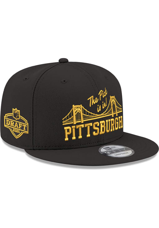 Pittsburgh Steelers New Era BLACK 2026 NFL Draft 9FIFTY Snapback