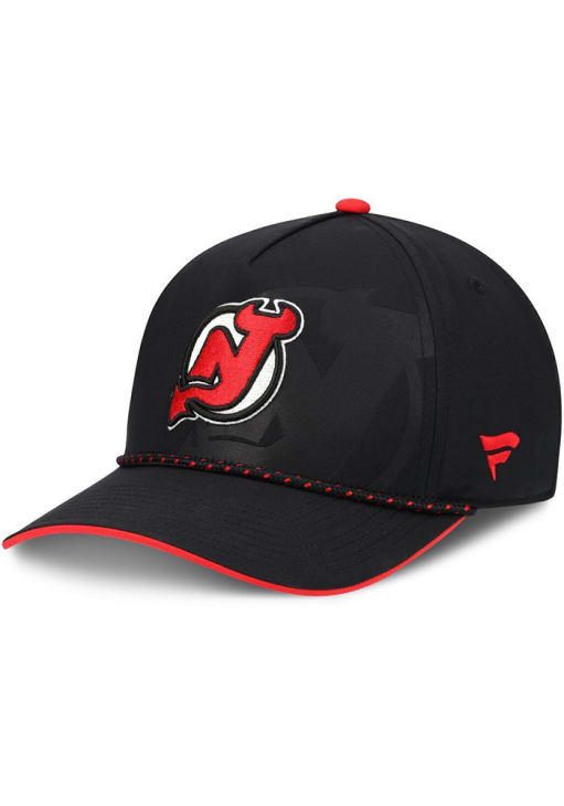 New Jersey Devils BLACK 2026 NHL Draft A-Frame Rope Adjustable Hat