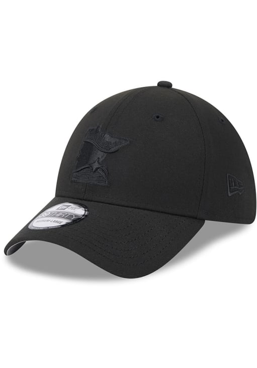 Minnesota Twins Mens 2024 MLB City Connect State Black on Black