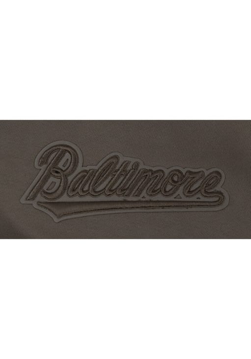 Pro Standard Baltimore Orioles Mens Brown Neutral Long Sleeve Hoodie