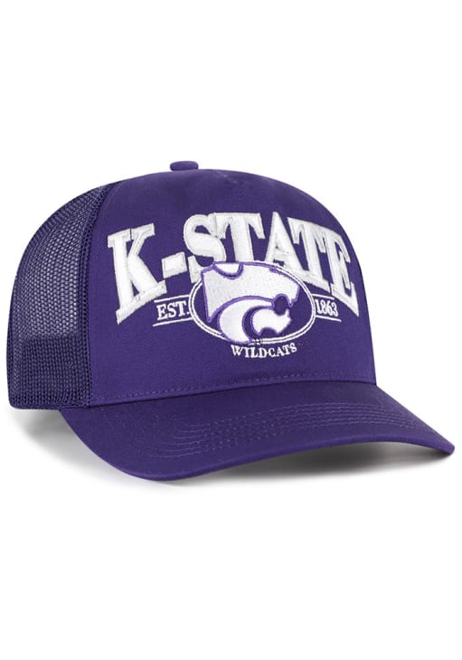 47 PURPLE K-State Wildcats Deluxia Hitch RF Adjustable Hat - 374194422