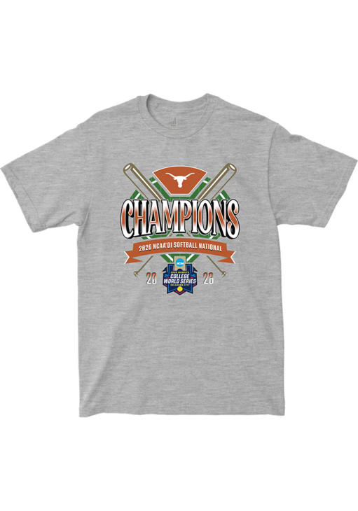 Texas Longhorns Youth ATHLETICGREY 2026 Women's CWS Champs Classic