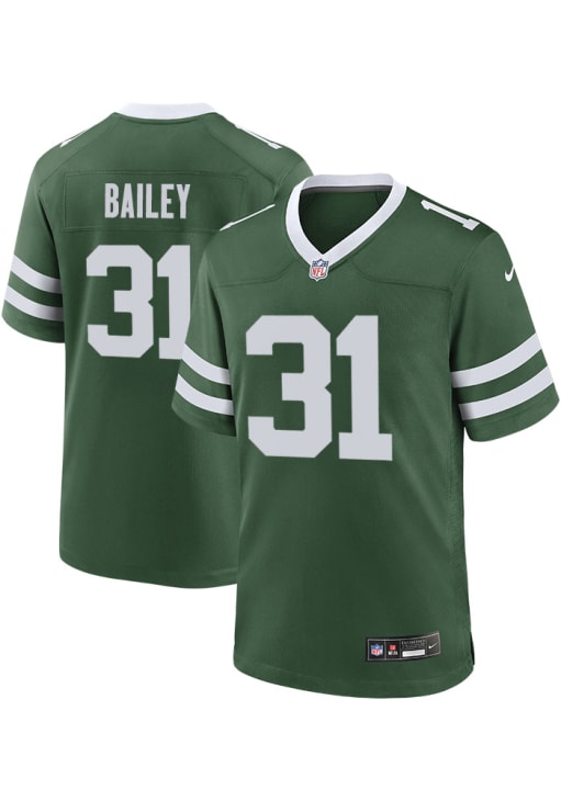 David Bailey New York Jets DARKGREEN Home Jersey - 38072650