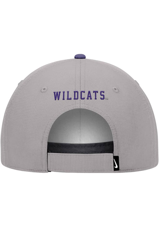 Nike ATHLETICGREY K-State Wildcats Ripstop Structured Adjustable