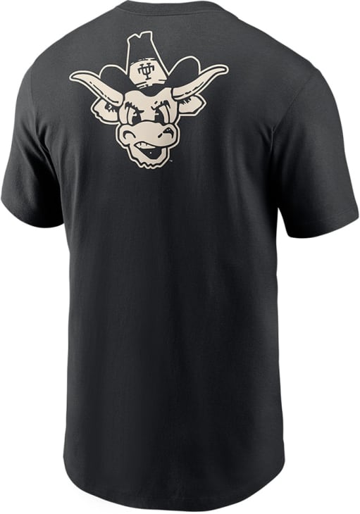 Nike Texas Longhorns Black 2-Hit Cotton Short Sleeve T Shirt