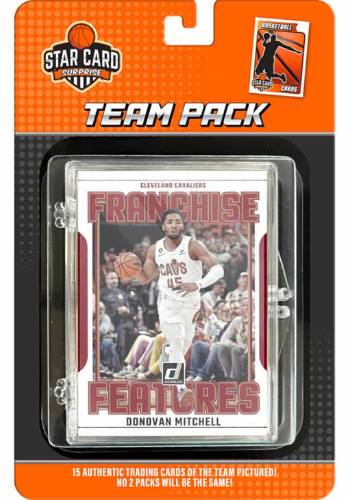 Cleveland Cavaliers Red Team Pack Collectible Basketball Cards 