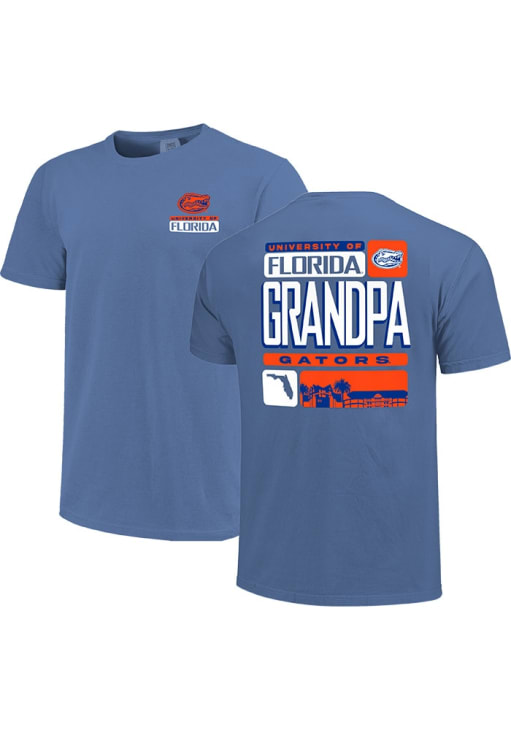 Florida Gators ROYAL Grandpa Tiles Short Sleeve T Shirt - 3878938