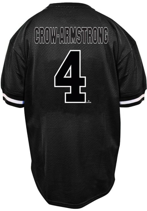 Pete Crow-Armstrong Chicago Cubs Profile BLACK Player Mesh Jersey