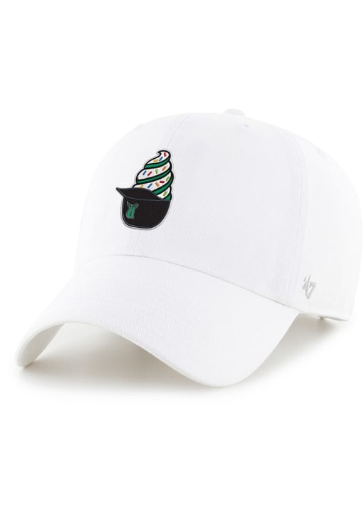 47 Dayton Dragons White Ice Cream Helmet Clean Up Adjustable Hat