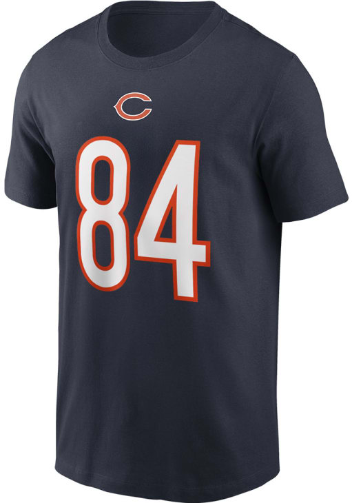 Colston Loveland Chicago Bears NAVY Home Short Sleeve Player T