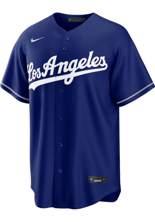 Los Angeles Dodgers Mens Nike Replica ROYAL Alt Jersey - 3924487