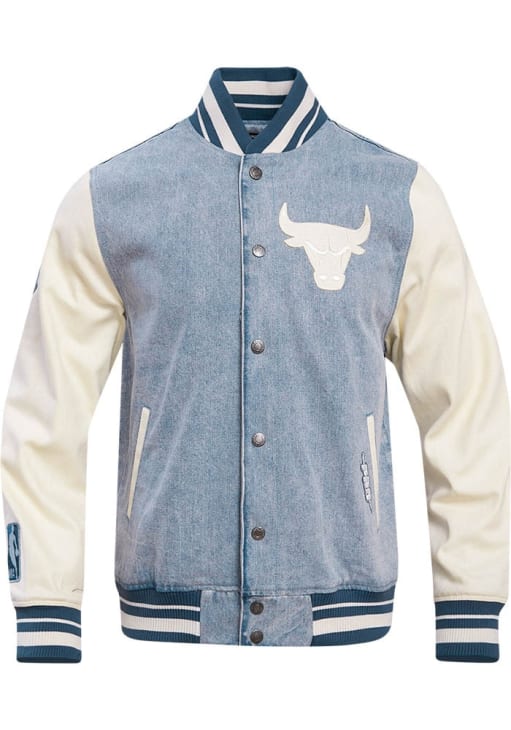Pro Standard Chicago Bulls Mens DENIM Varsity Blues Medium Weight